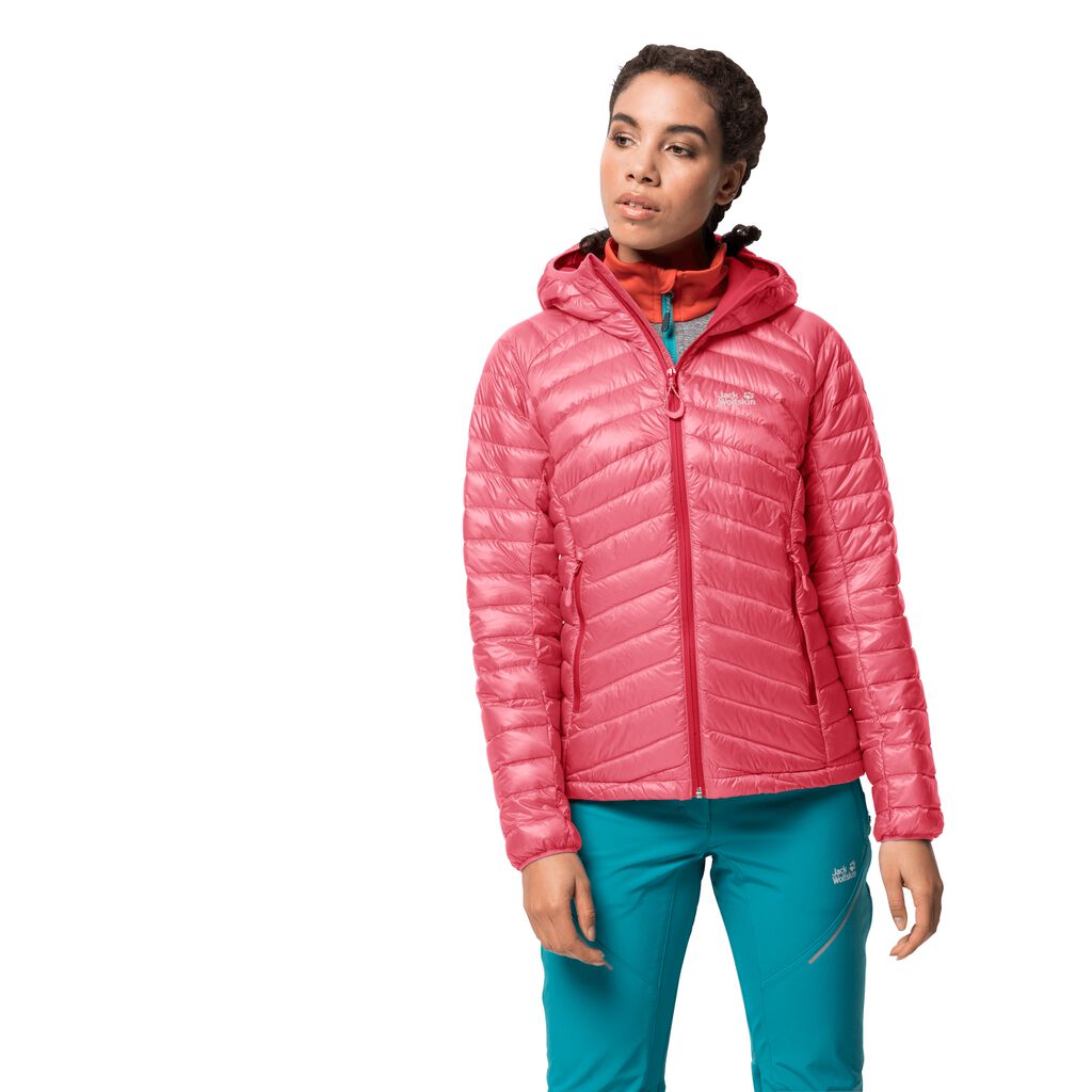 Jack Wolfskin MOUNTAIN insulated jacket γυναικεια κοραλι ροζ | GR7002740